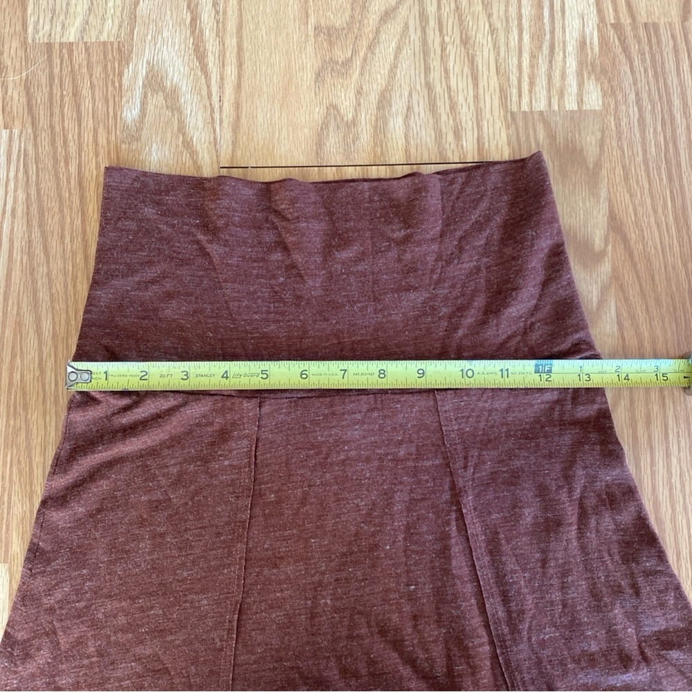 Prana Women's Midi Skirt in Rust - Picture 4 of 9